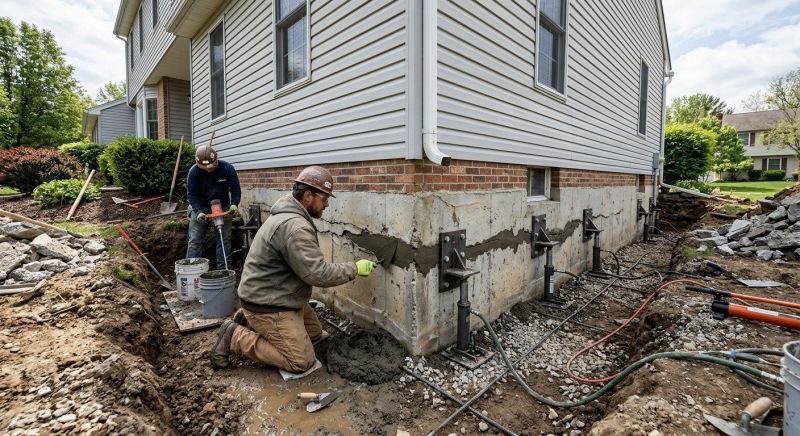 Basement Foundation Repair in Elkridge, MD