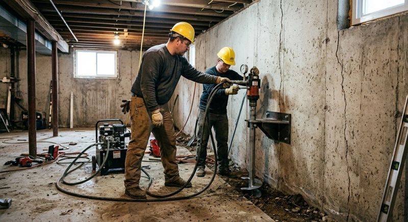 Basement Stabilization in Montgomery County, MD