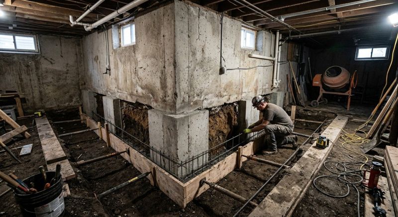 Basement Underpinning in Montgomery County, MD