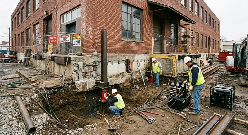 Building Foundation Repair in Hyattsville, MD