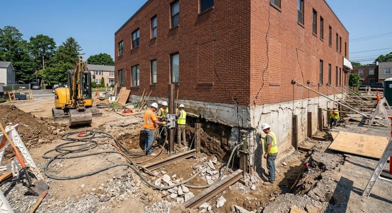 Building Foundation Repair in Marriottsville, MD