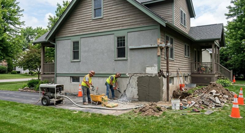 Building Foundation Repair in Woodstock, MD