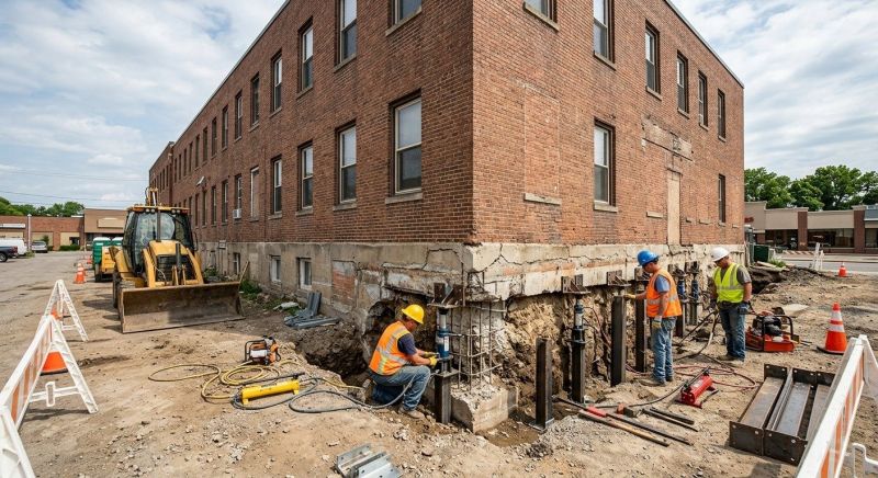 Commercial Foundation Repair in Montgomery County, MD