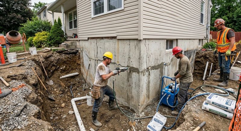 Concrete Foundation Repair in Arlington County, VA