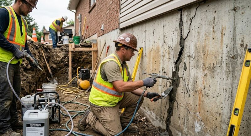 Cracked Foundation Repair in College Park, MD