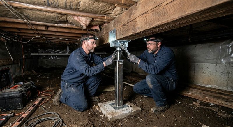Crawl Space Leveling in Montgomery County, MD