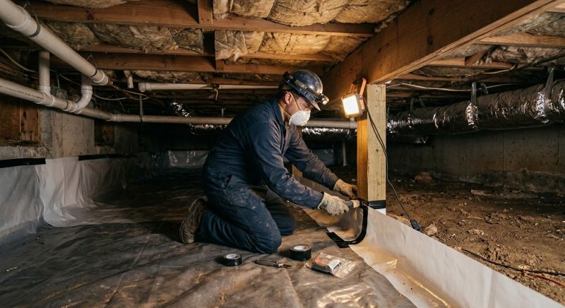 Crawl Space Leveling in Montgomery County, MD