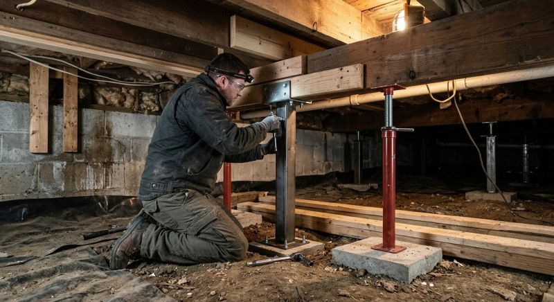 Crawlspace Structural Repair in Montgomery County, MD