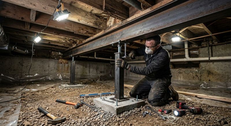 Crawlspace Structural Repair in Montgomery County, MD