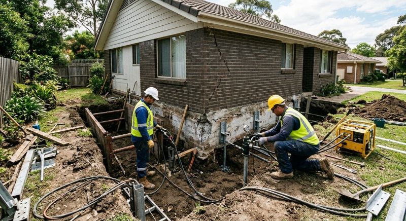 Exterior Foundation Repair in Montgomery County, MD