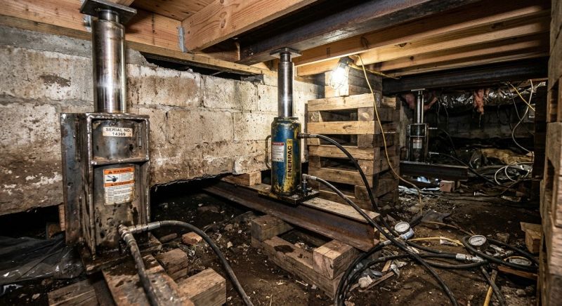 Foundation Jacking in Damascus, MD