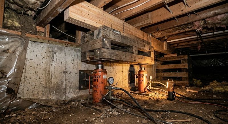 Foundation Jacking in Fairfax, VA
