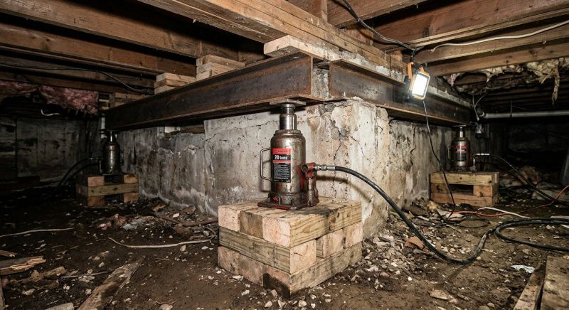 Foundation Jacking in Falls Church, VA