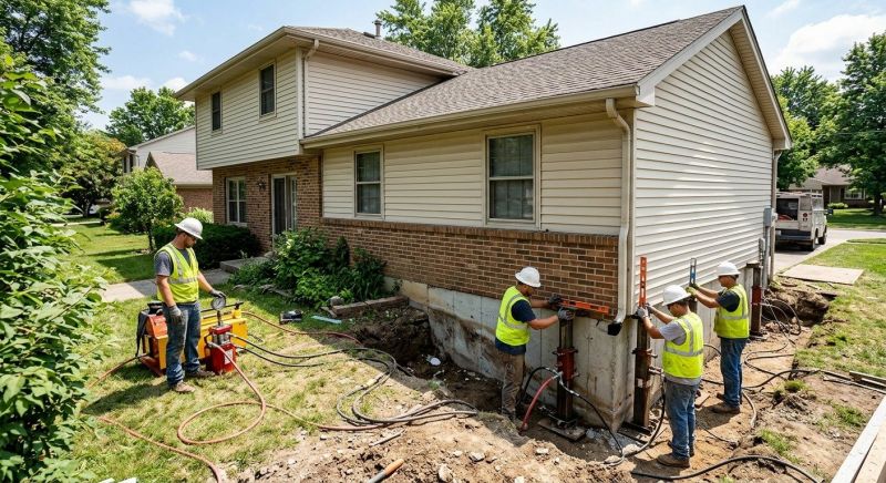Foundation Jacking in Linthicum Heights, MD