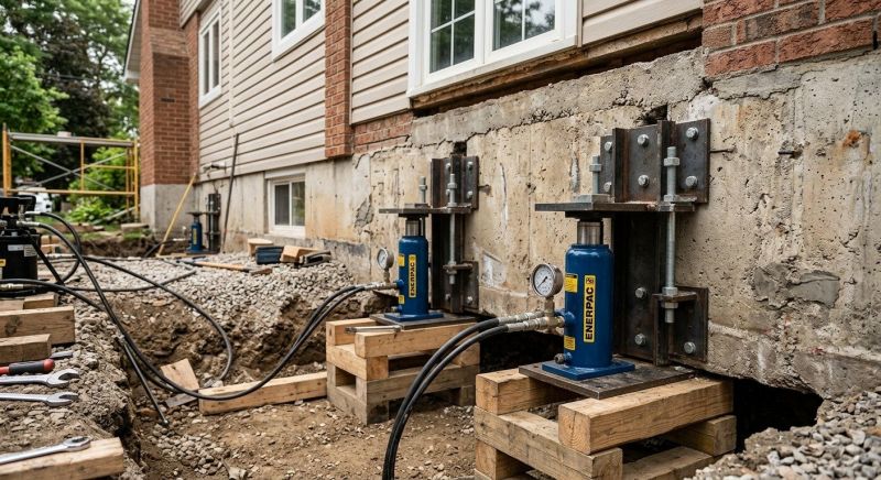 Foundation Jacking in Oxon Hill, MD