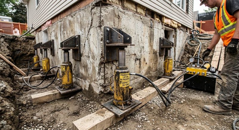 Foundation Jacking in Reston, VA
