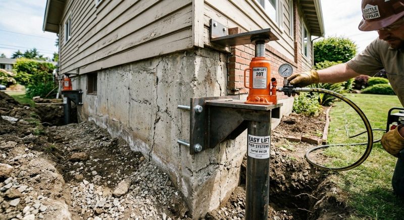Foundation Lifting in Annandale, VA