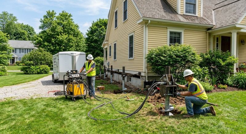 Foundation Lifting in Ashburn, VA