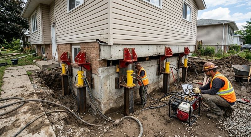 Foundation Lifting in Gaithersburg, MD