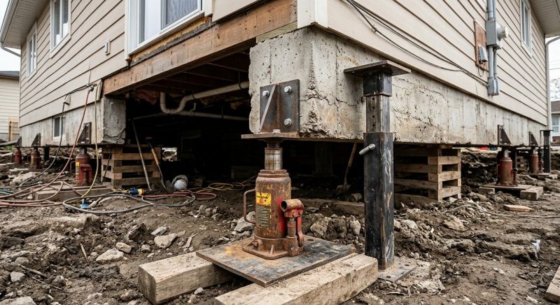 Foundation Lifting in Howard County, MD