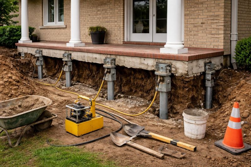 Foundation Stabilizing in Capitol Heights, MD