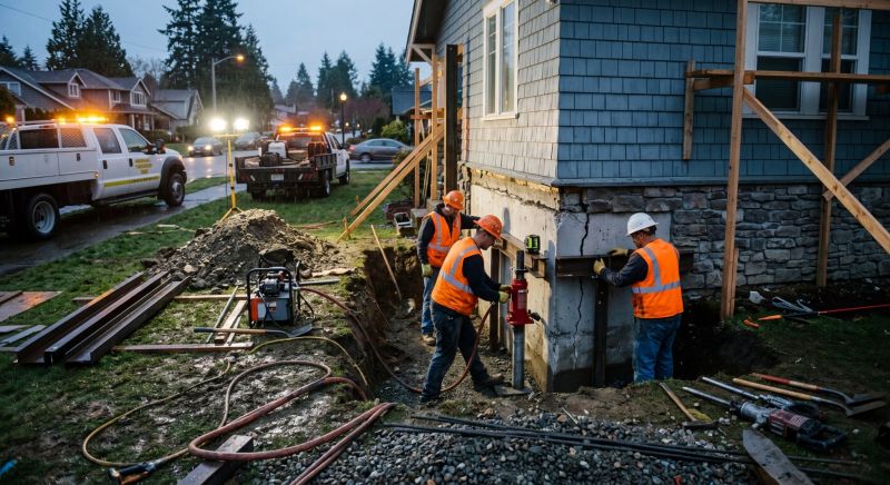 Foundation Stabilizing in Chevy Chase, MD