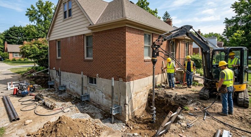 Foundation Stabilizing in Fairfax County, VA