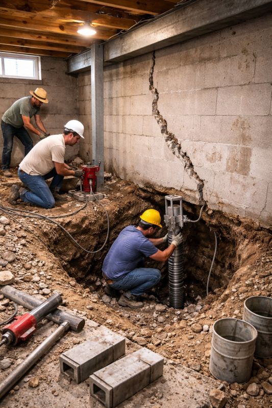 Foundation Structural Repair in Laurel, MD