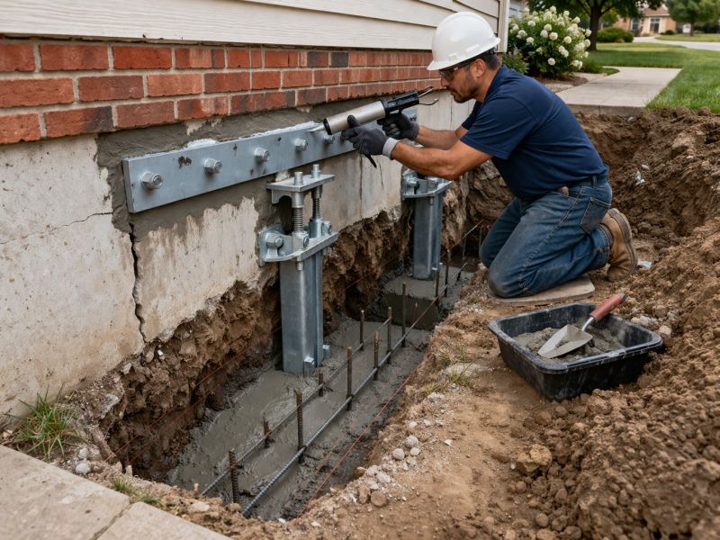 Home Foundation Repair in Bethesda, MD