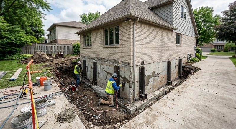 House Foundation Repair in Clinton, MD