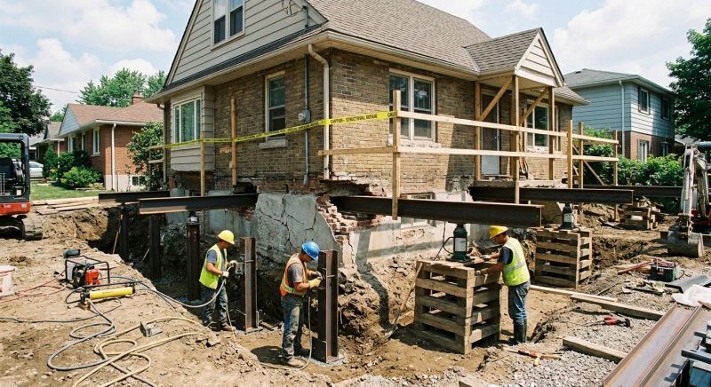 House Foundation Repair in Fairfax County, VA