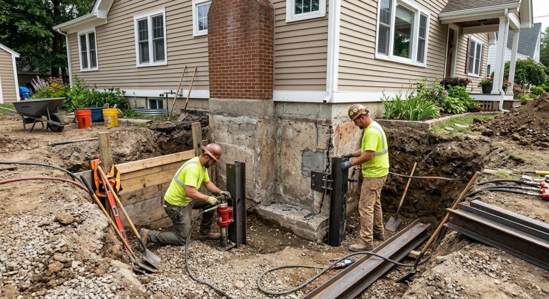 House Foundation Repair in Falls Church, VA