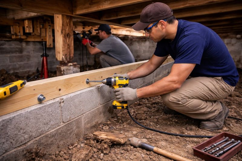 House Foundation Repair in Gaithersburg, MD