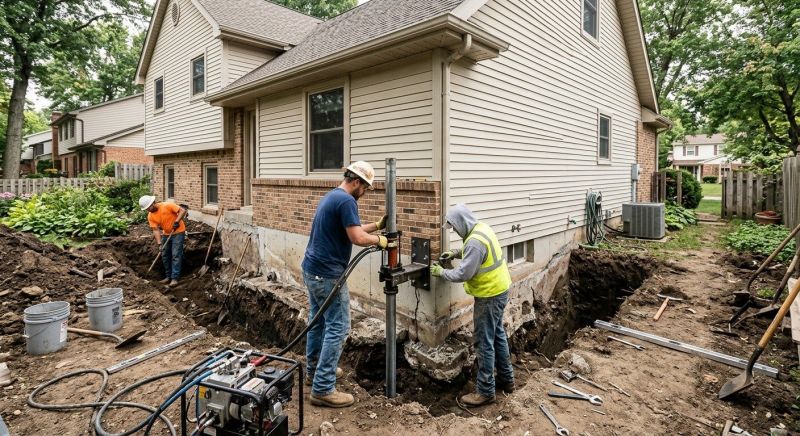 House Foundation Repair in Montgomery County, MD