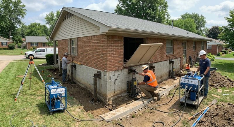 House Leveling in Howard County, MD