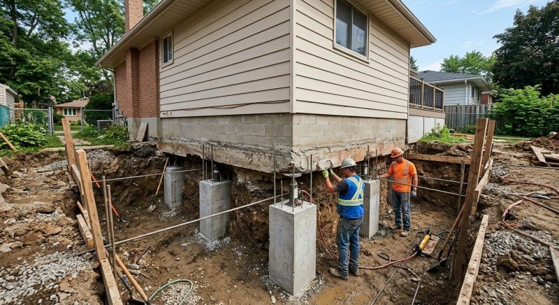 House Underpinning in Montgomery County, MD