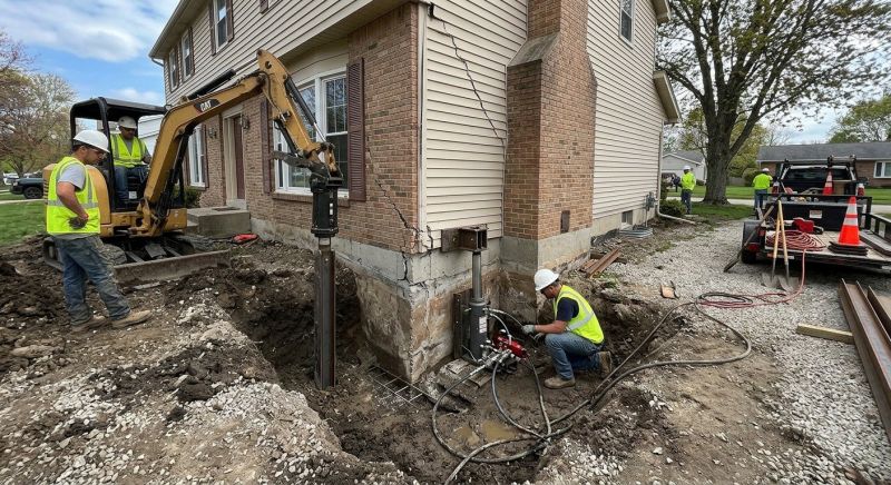Sinking Foundation Repair in Columbia, MD